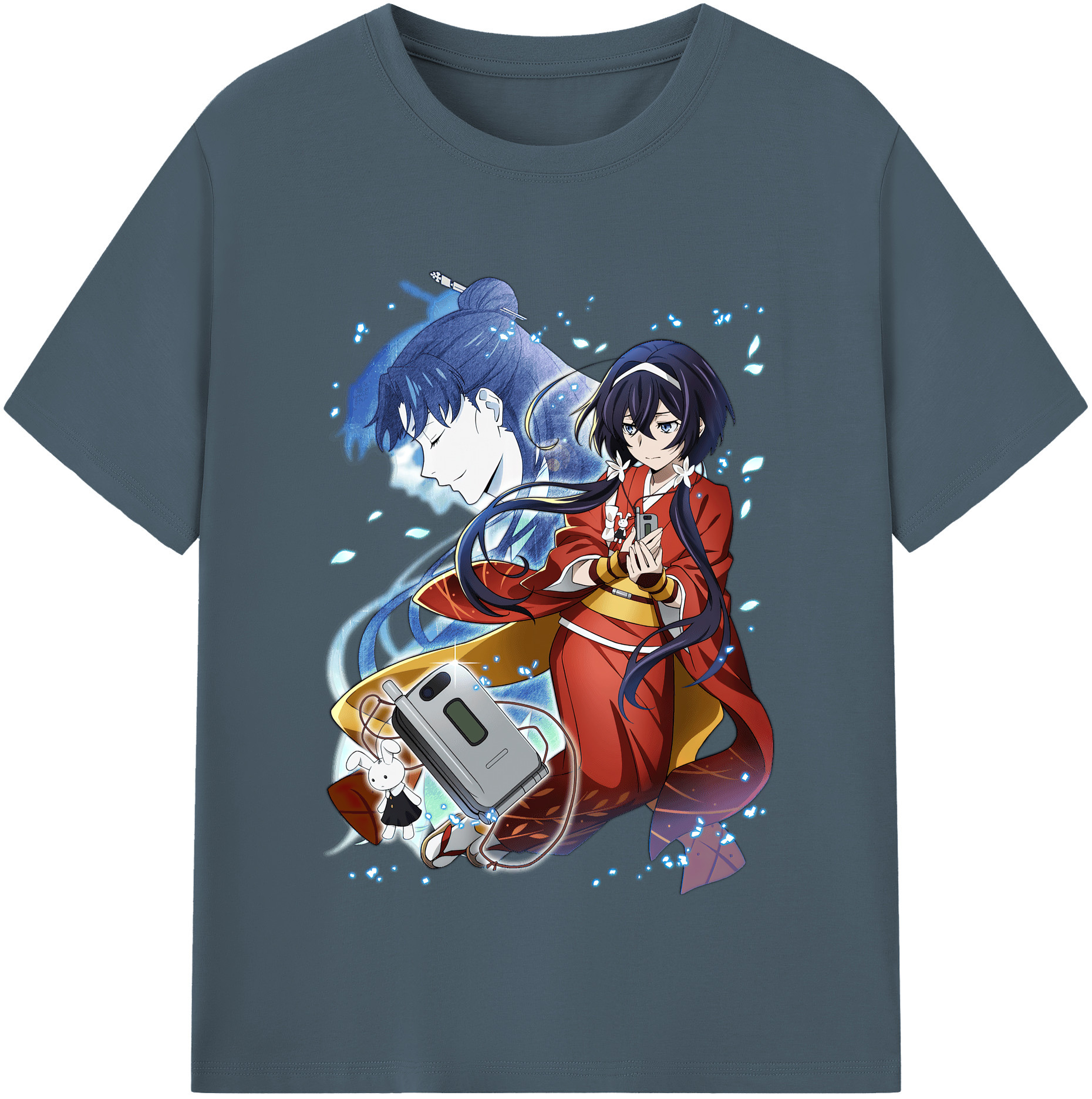 （画像用） 文豪ストレイドッグス Bungo Stray Dogs 綿100％半袖Tシャツ（フロントプリント）